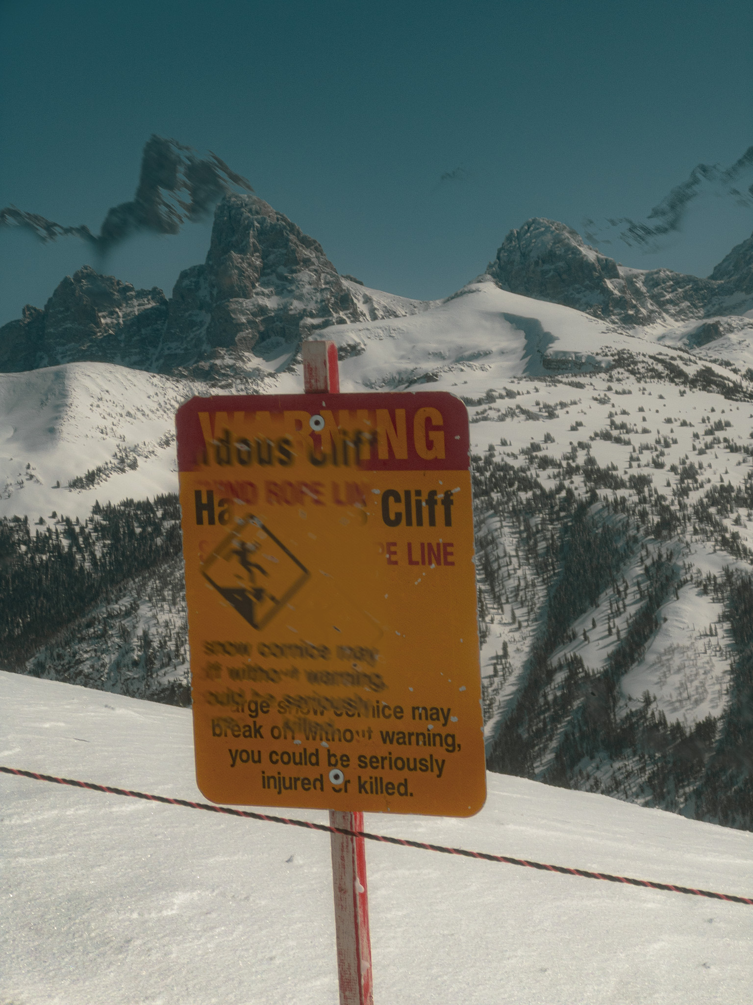 a photo of a sign that seems to glitch