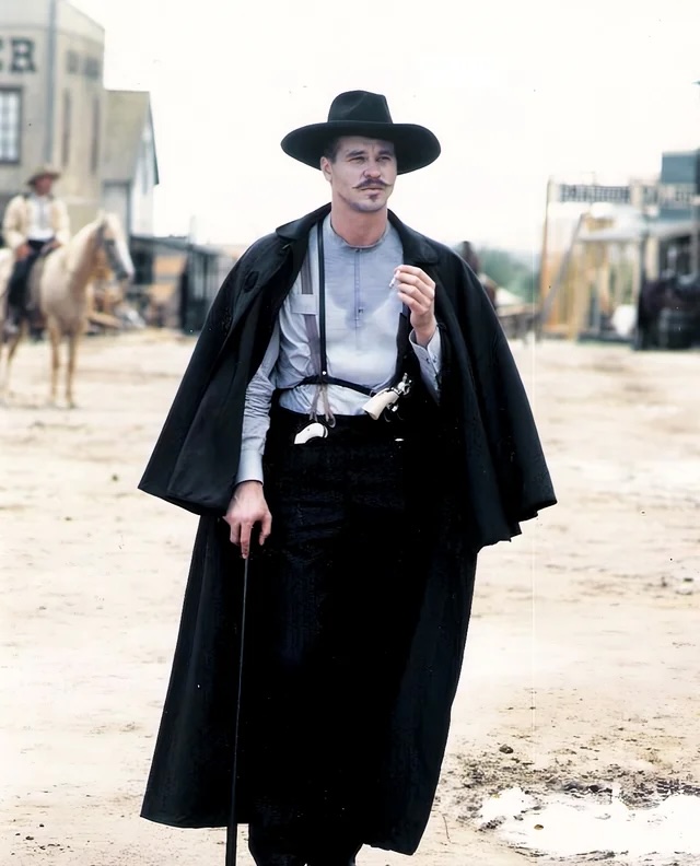 A man in a cowboy outfit
