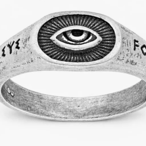 Ring with an eye in the center