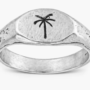 Signet ring with Palm tree on it