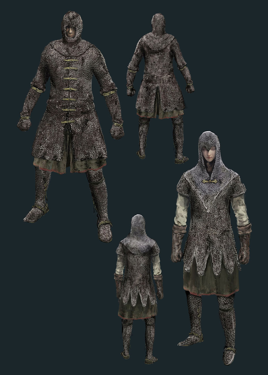 3d-model of an armor set