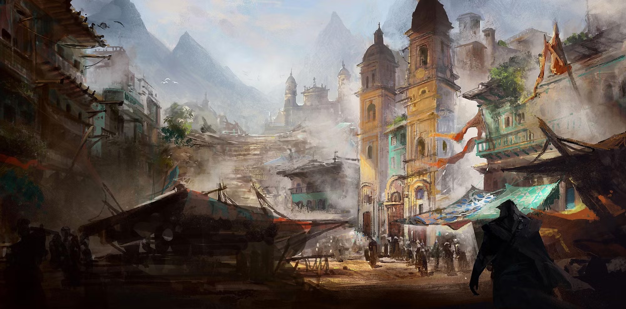 concept art of the game Assassin's Creed