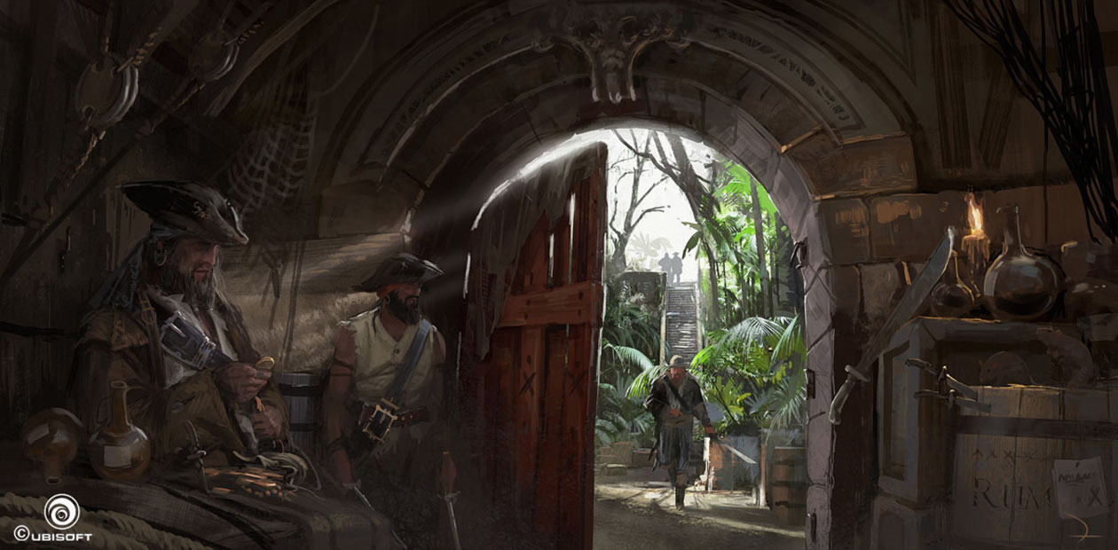concept art for the game Assassin's Creed
