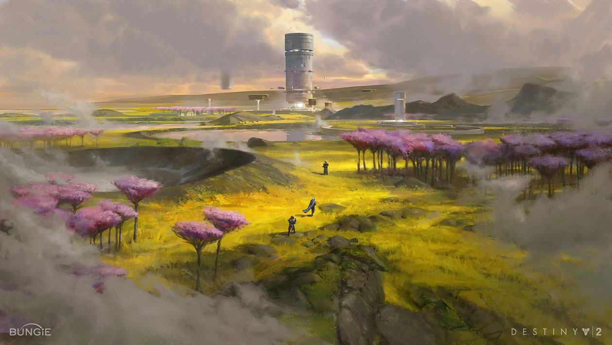 concept art for the game Destiny