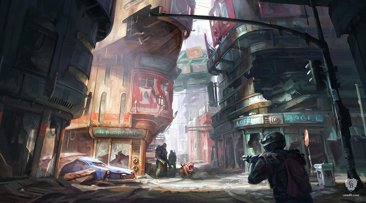 concept art for the game Fallout