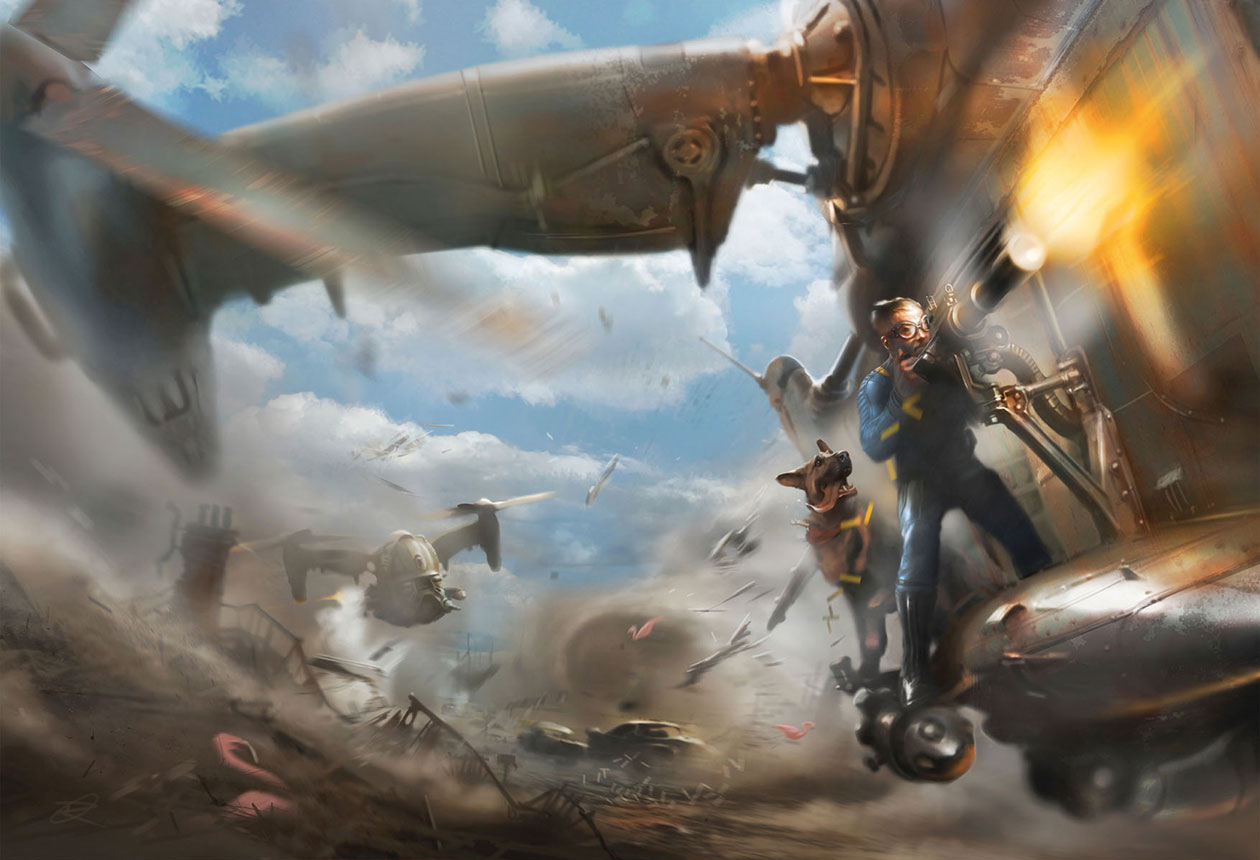 concept art for the game Fallout