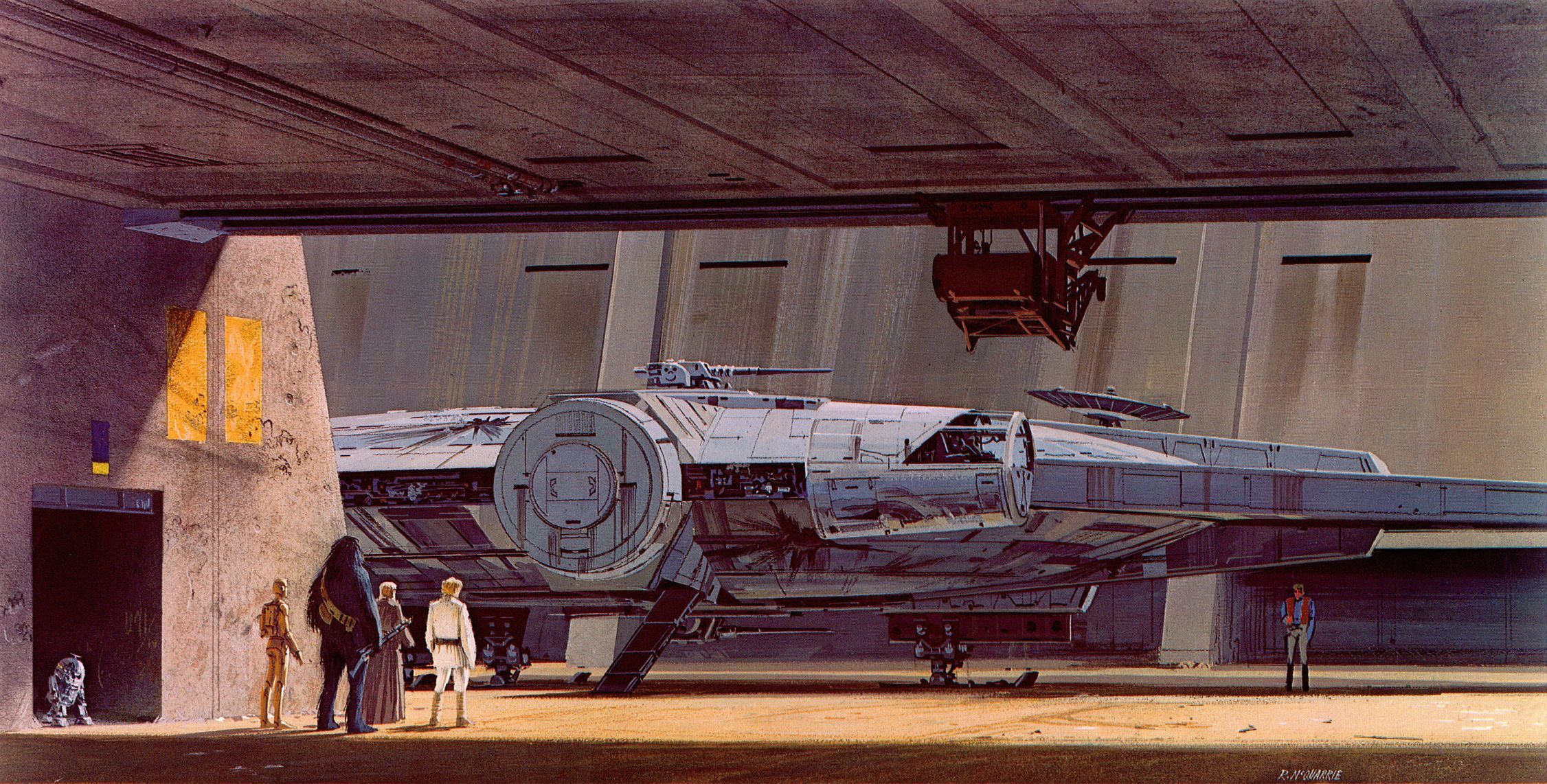 concept art for the moive Star Wars