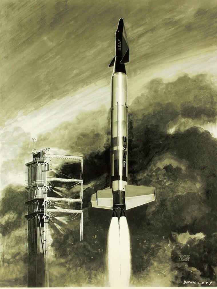 drawing of old NASA concept art