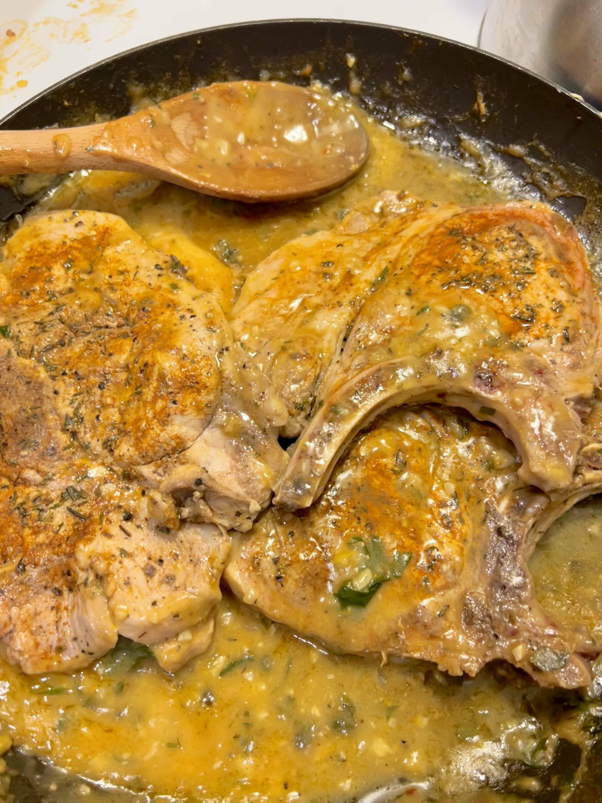 Lemon-caper Pork Chops